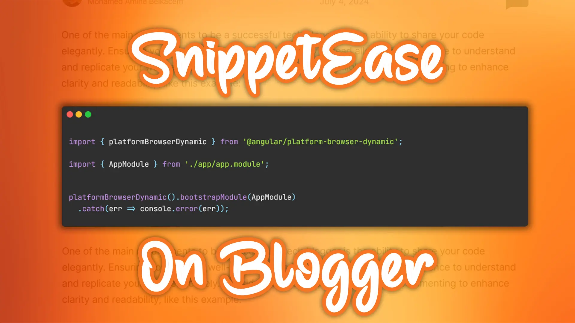 snippetease-on-blogger